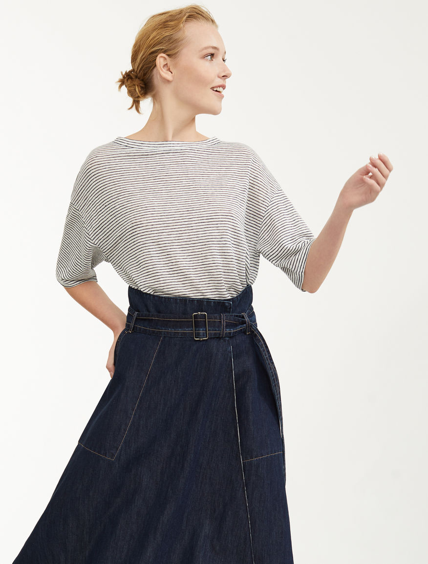 Linen jersey T-shirt Weekend Maxmara Linen jersey T-shirt Weekend Maxmara