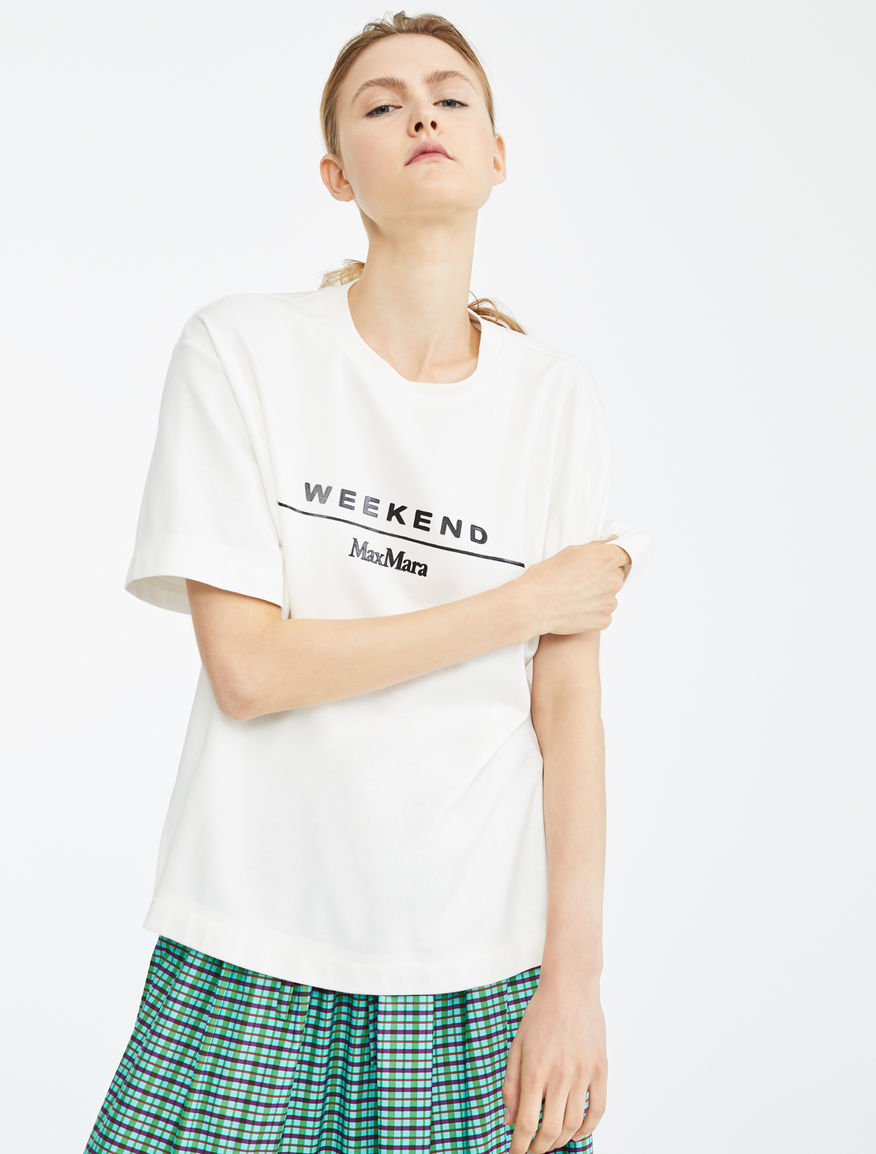 Cotton jersey T-shirt Weekend Maxmara Cotton jersey T-shirt Weekend Maxmara