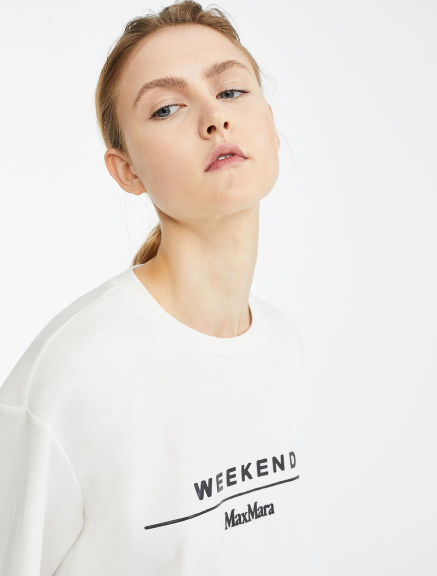 Cotton jersey T-shirt Weekend Maxmara Cotton jersey T-shirt Weekend Maxmara