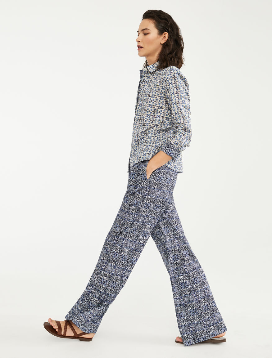 Cotton voile trousers Weekend Maxmara Cotton voile trousers Weekend Maxmara