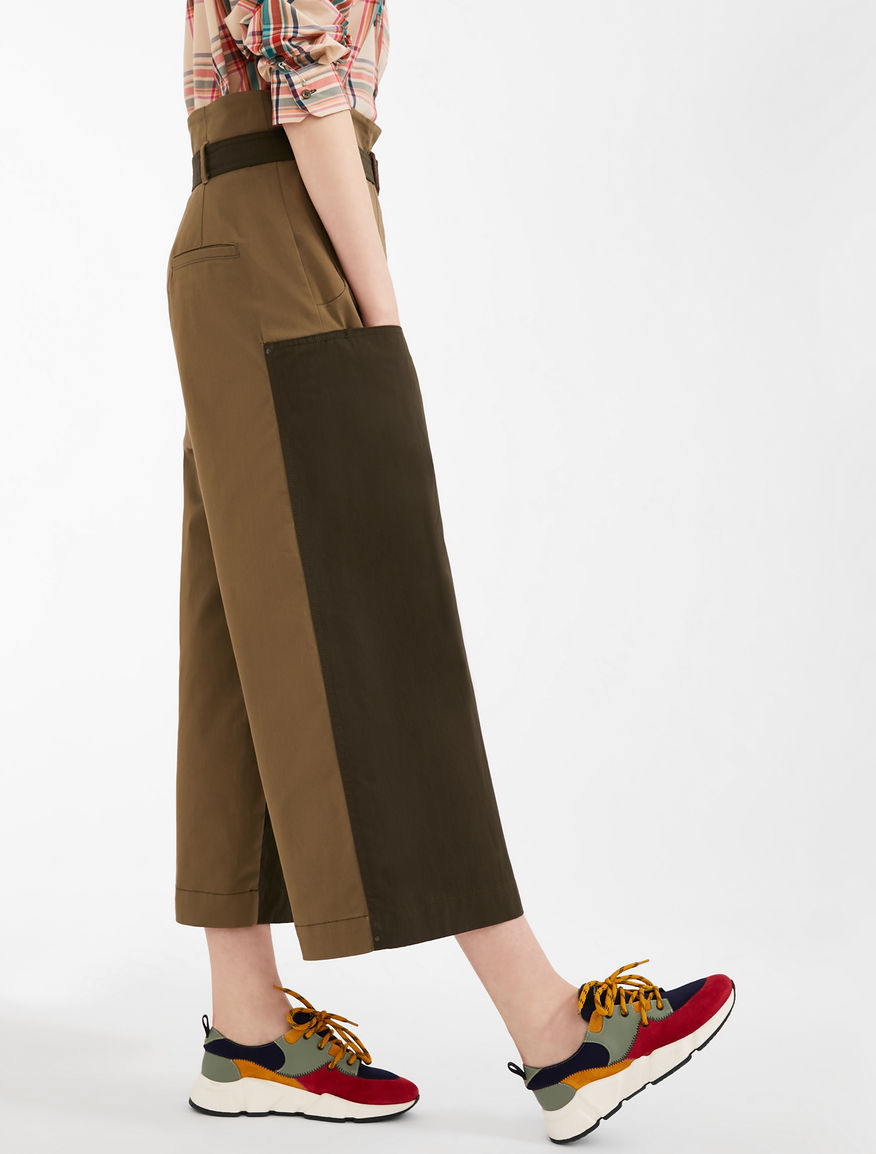 Pantaloni in canvas di cotone Weekend Maxmara Pantaloni in canvas di cotone Weekend Maxmara