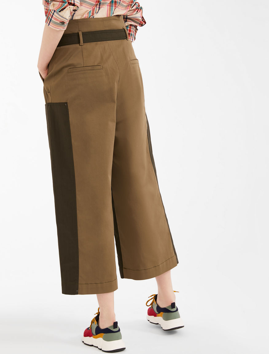 Pantaloni in canvas di cotone Weekend Maxmara Pantaloni in canvas di cotone Weekend Maxmara