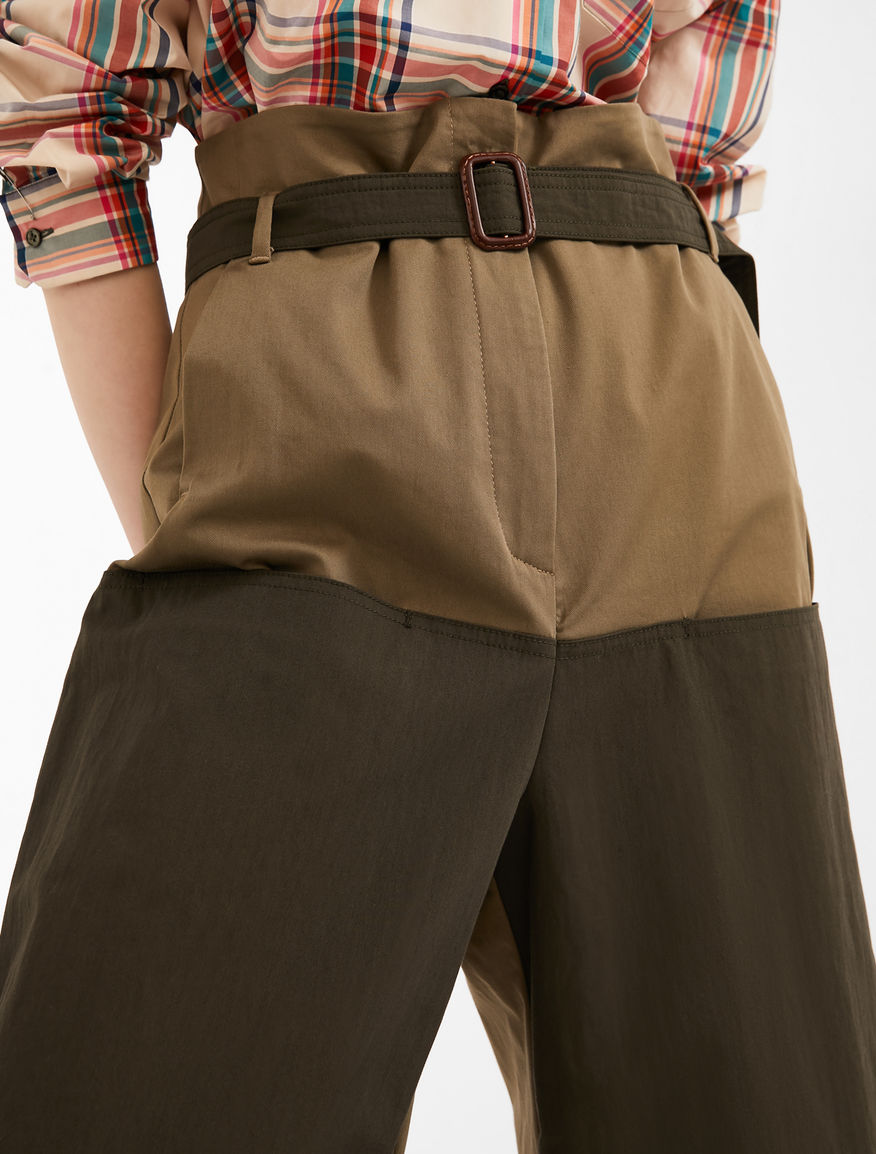 Pantaloni in canvas di cotone Weekend Maxmara Pantaloni in canvas di cotone Weekend Maxmara
