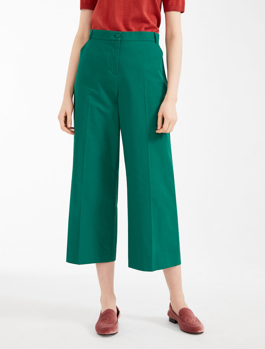 Cotton twill trousers Weekend Maxmara Cotton twill trousers Weekend Maxmara