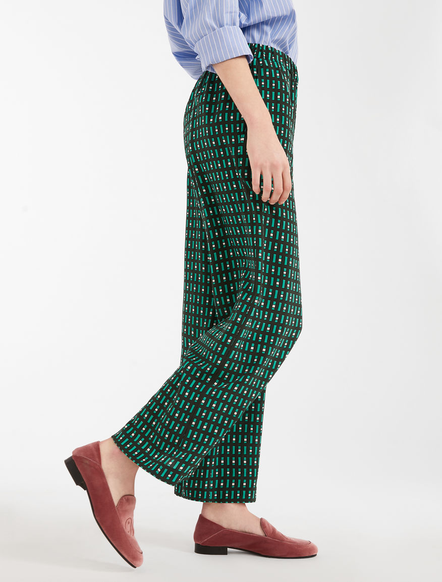 Silk crepe de chine trousers Weekend Maxmara Silk crepe de chine trousers Weekend Maxmara