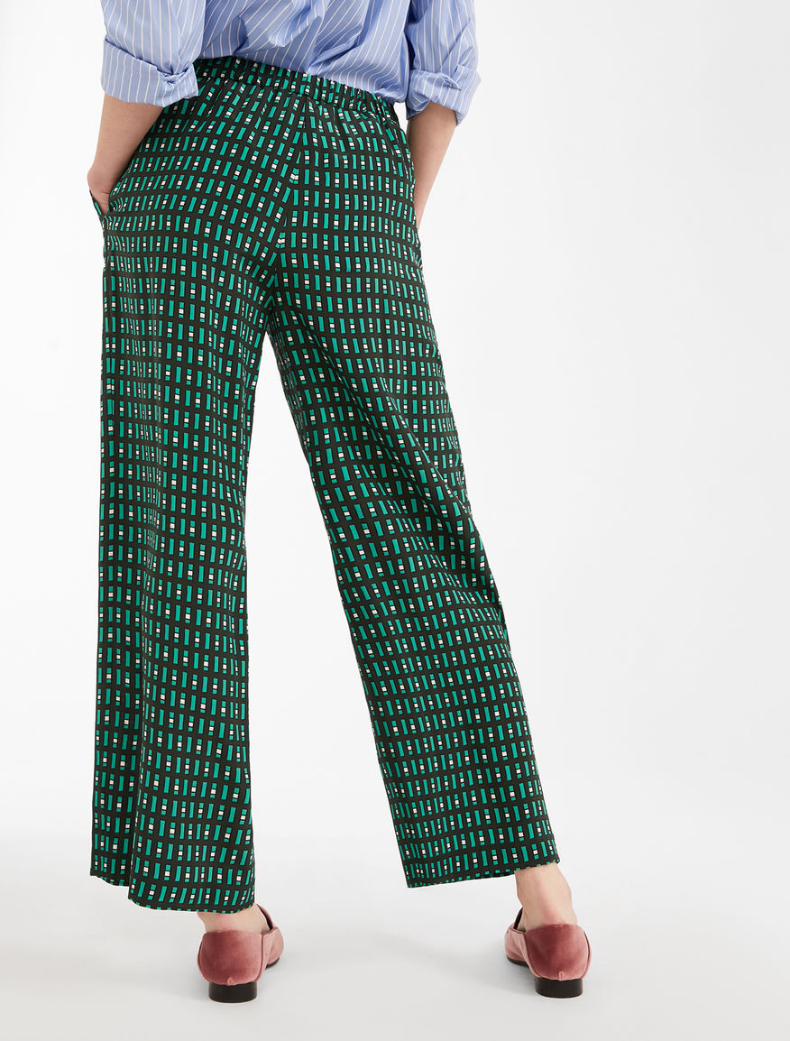 Silk crepe de chine trousers Weekend Maxmara Silk crepe de chine trousers Weekend Maxmara