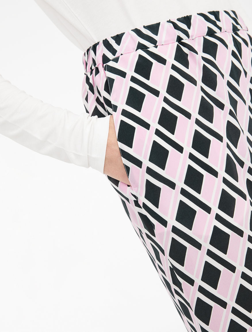 Silk crepe de chine trousers Weekend Maxmara Silk crepe de chine trousers Weekend Maxmara