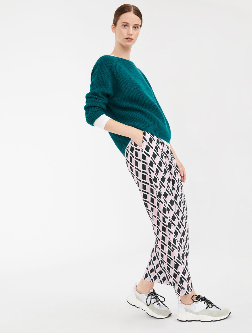 Silk crepe de chine trousers Weekend Maxmara Silk crepe de chine trousers Weekend Maxmara