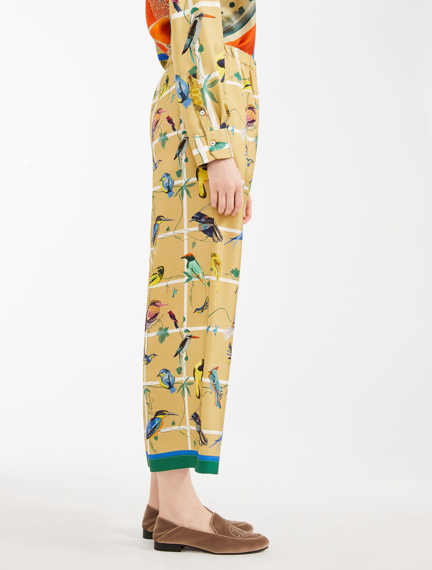 Silk twill trousers Weekend Maxmara Silk twill trousers Weekend Maxmara