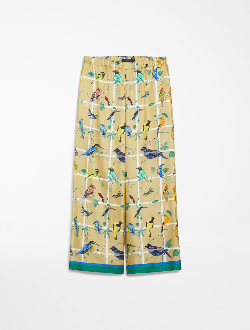 Silk twill trousers Weekend Maxmara Silk twill trousers Weekend Maxmara