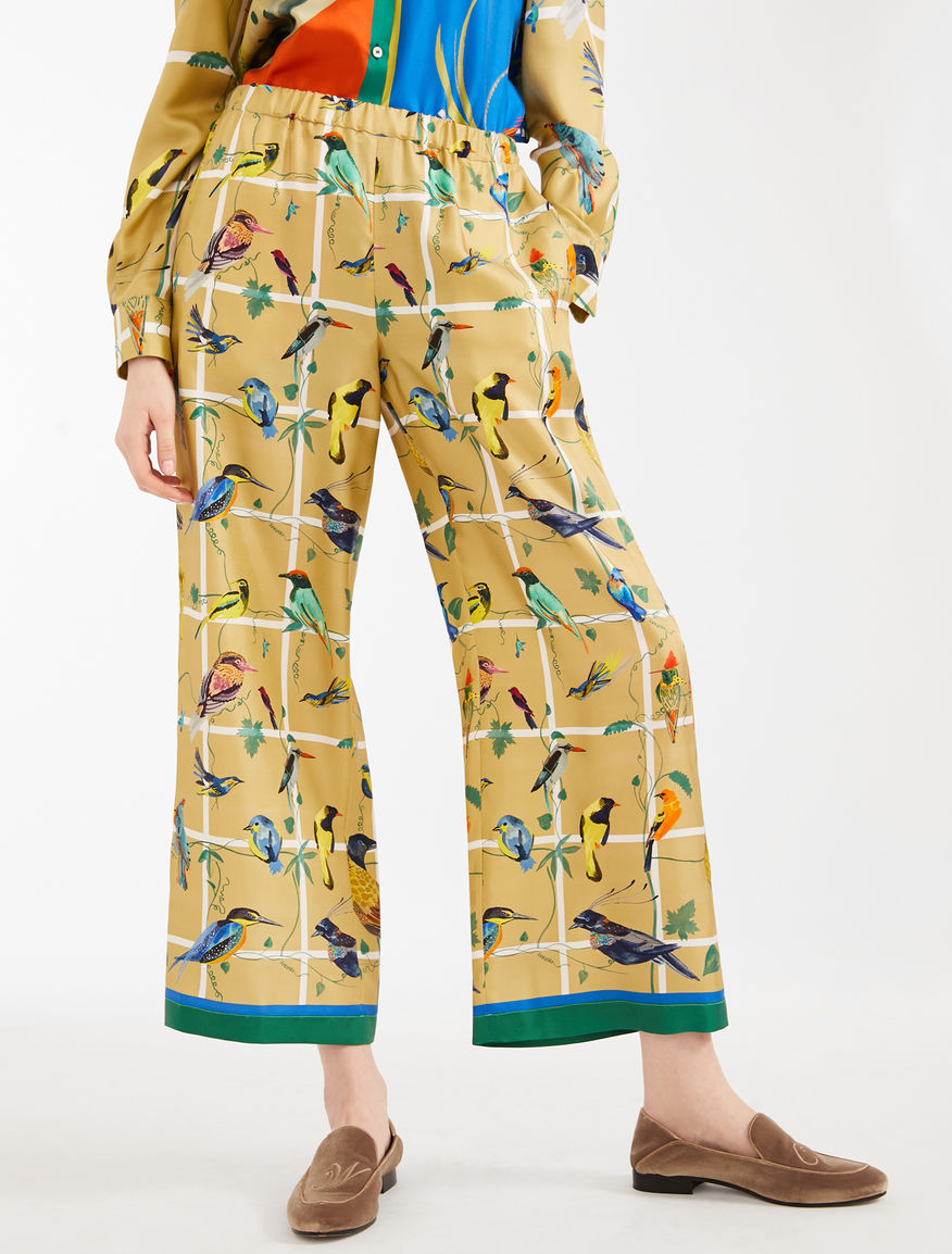 Silk twill trousers Weekend Maxmara Silk twill trousers Weekend Maxmara