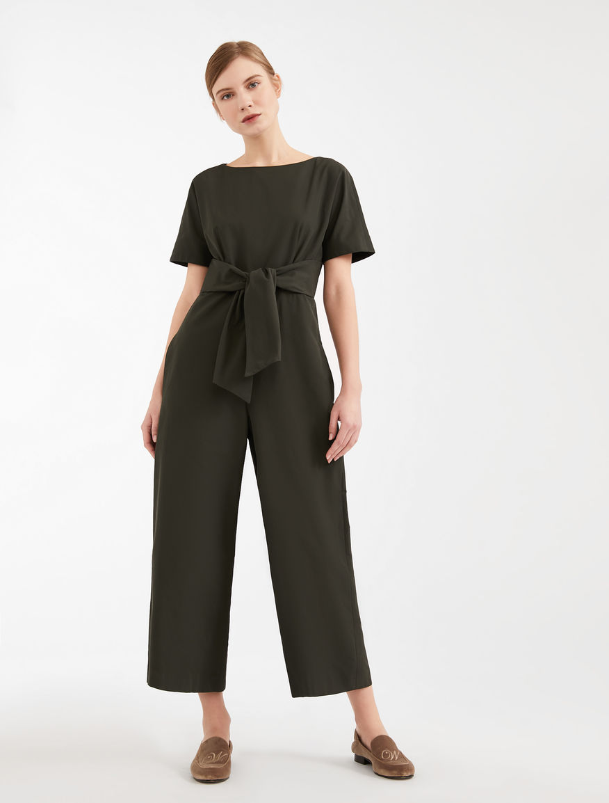 Cotton twill jumpsuit Weekend Maxmara Cotton twill jumpsuit Weekend Maxmara