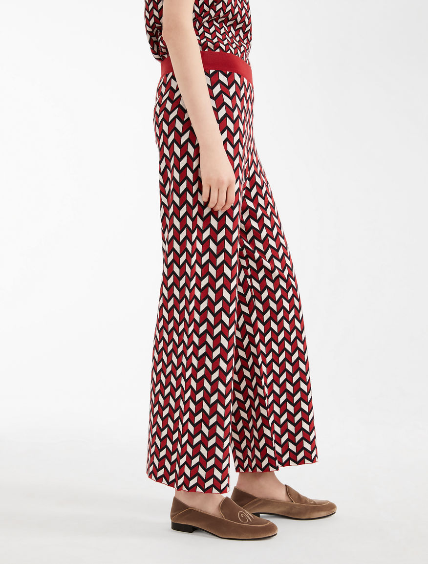 Trousers in jacquard yarn Weekend Maxmara Trousers in jacquard yarn Weekend Maxmara