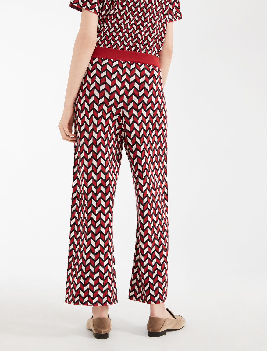 Trousers in jacquard yarn Weekend Maxmara Trousers in jacquard yarn Weekend Maxmara