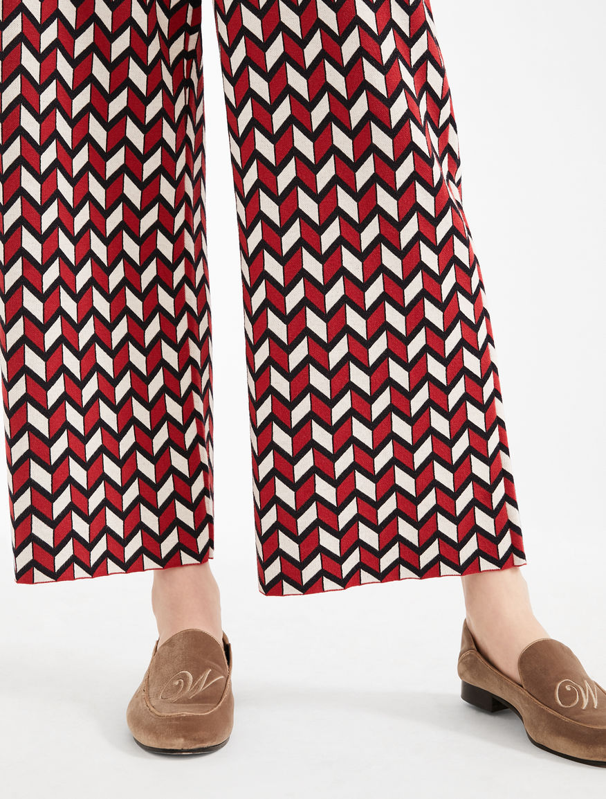 Trousers in jacquard yarn Weekend Maxmara Trousers in jacquard yarn Weekend Maxmara
