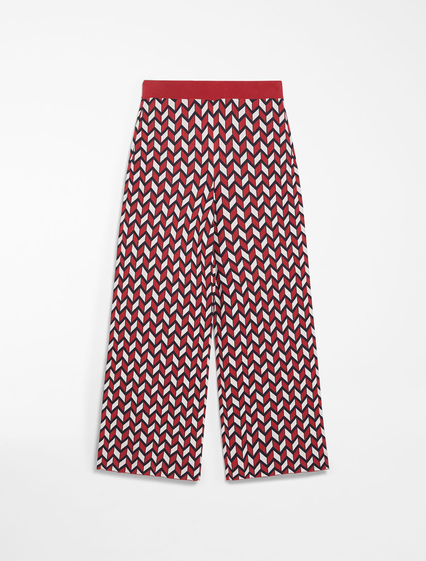 Trousers in jacquard yarn Weekend Maxmara Trousers in jacquard yarn Weekend Maxmara