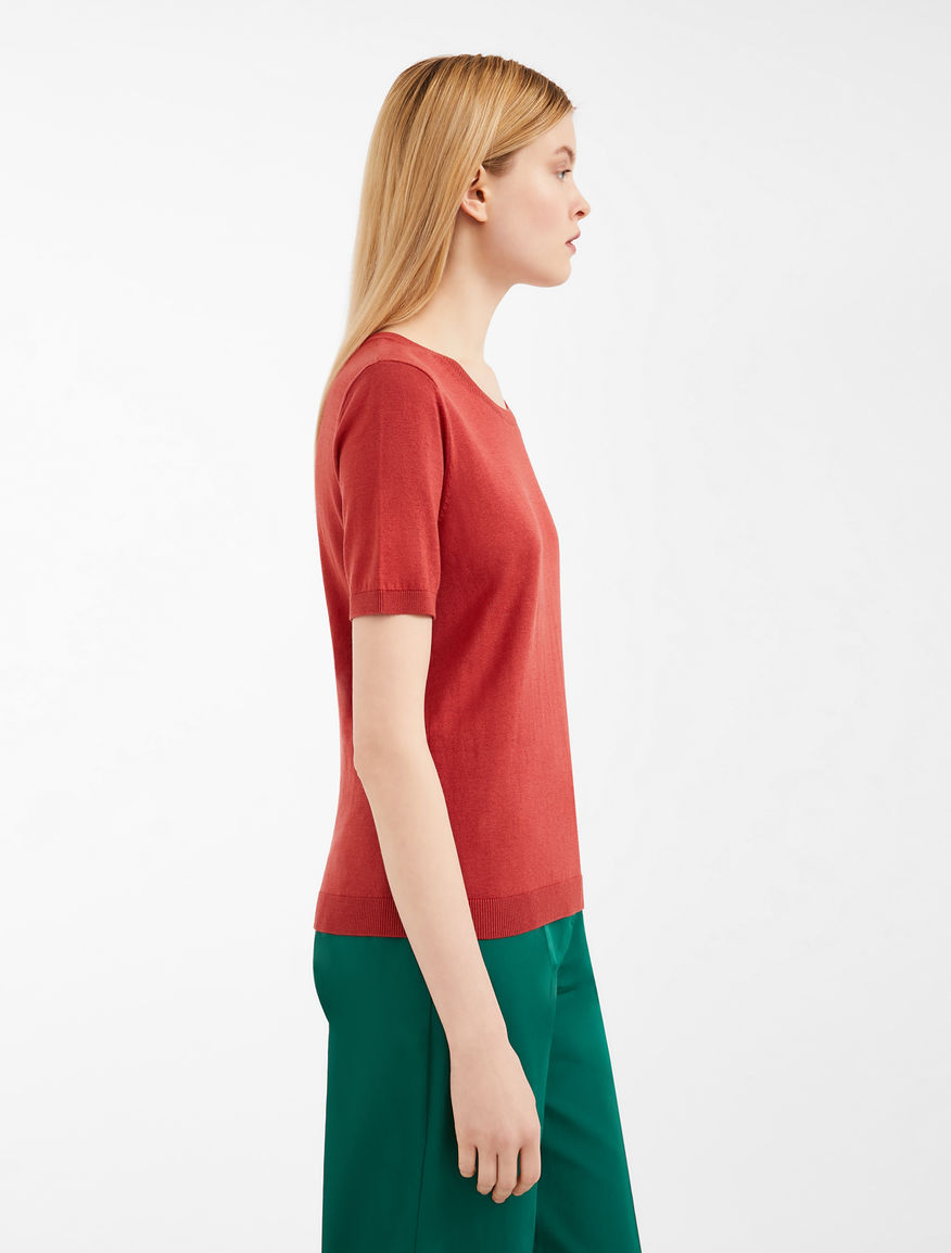 Cotton and silk yarn jumper Weekend Maxmara Cotton and silk yarn jumper Weekend Maxmara