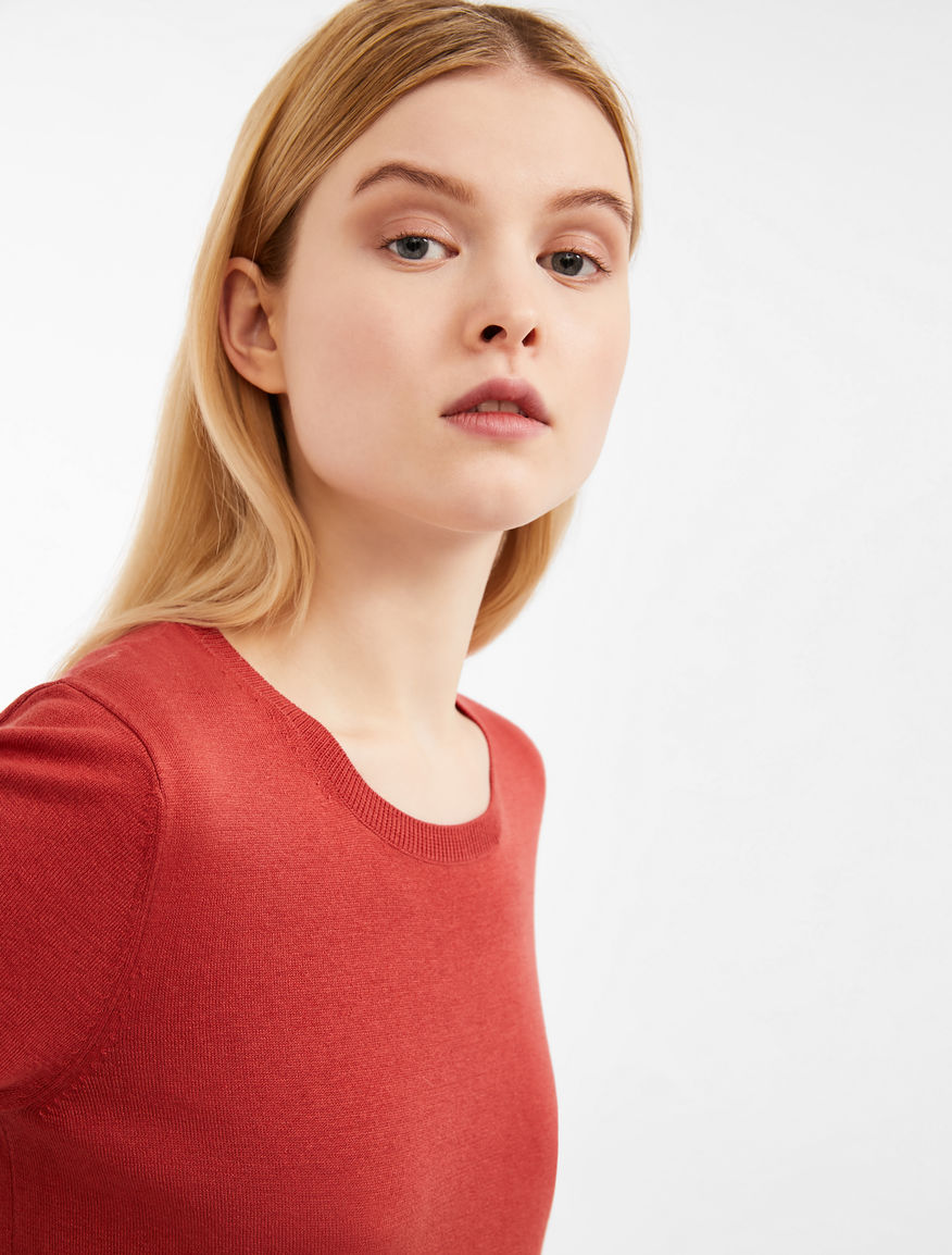 Cotton and silk yarn jumper Weekend Maxmara Cotton and silk yarn jumper Weekend Maxmara