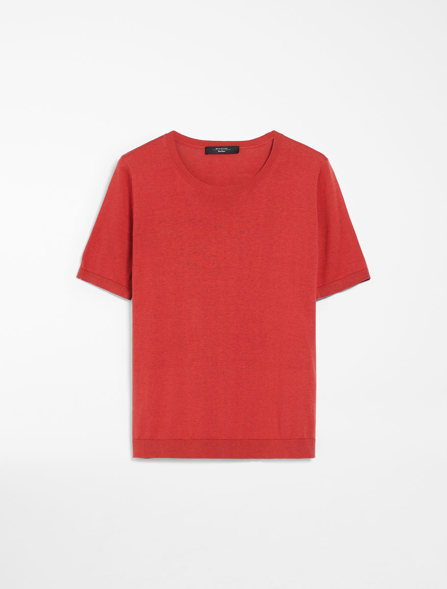 Cotton and silk yarn jumper Weekend Maxmara Cotton and silk yarn jumper Weekend Maxmara