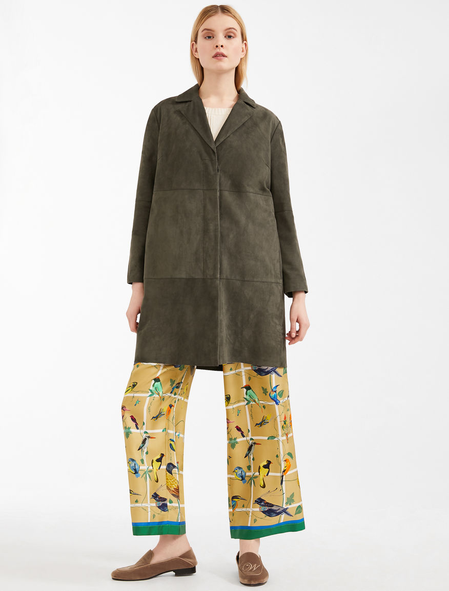 Suede leather duster coat Weekend Maxmara Suede leather duster coat Weekend Maxmara