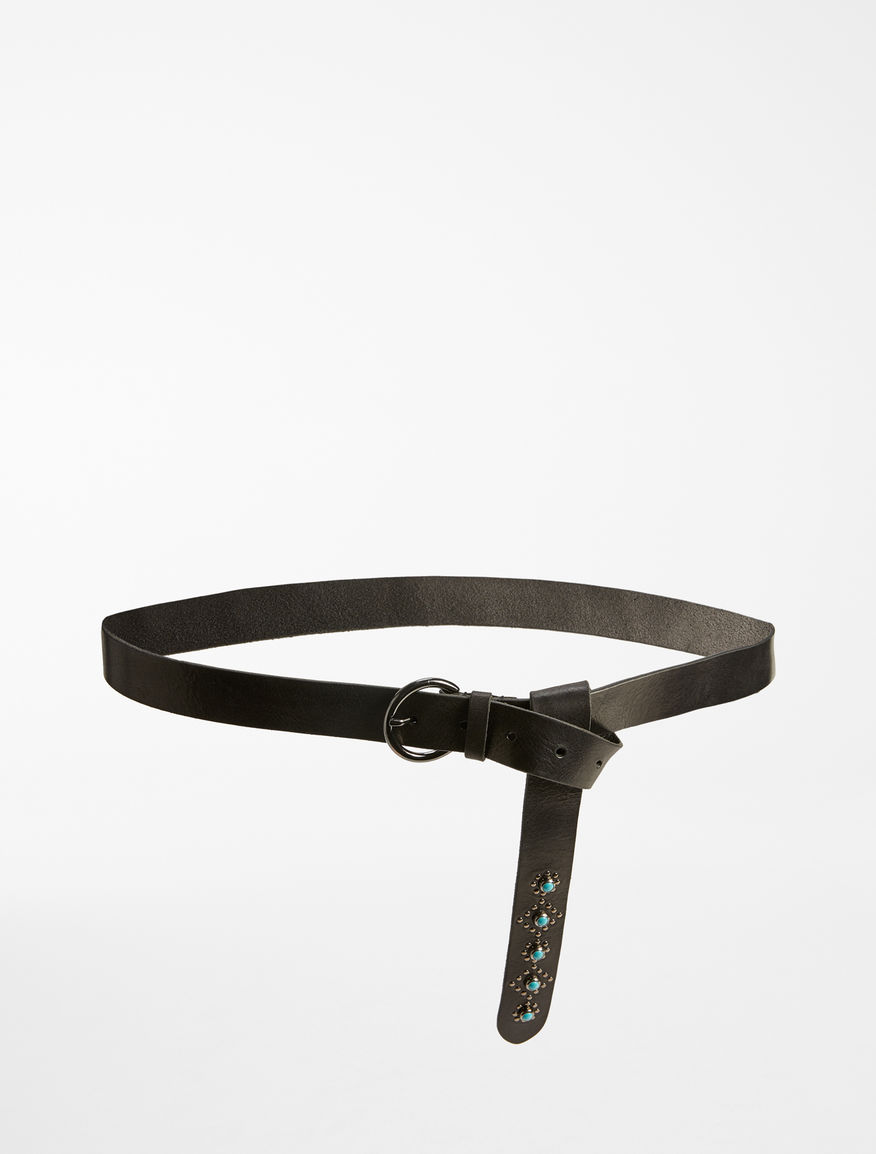 Leather belt with studs Weekend Maxmara Leather belt with studs Weekend Maxmara
