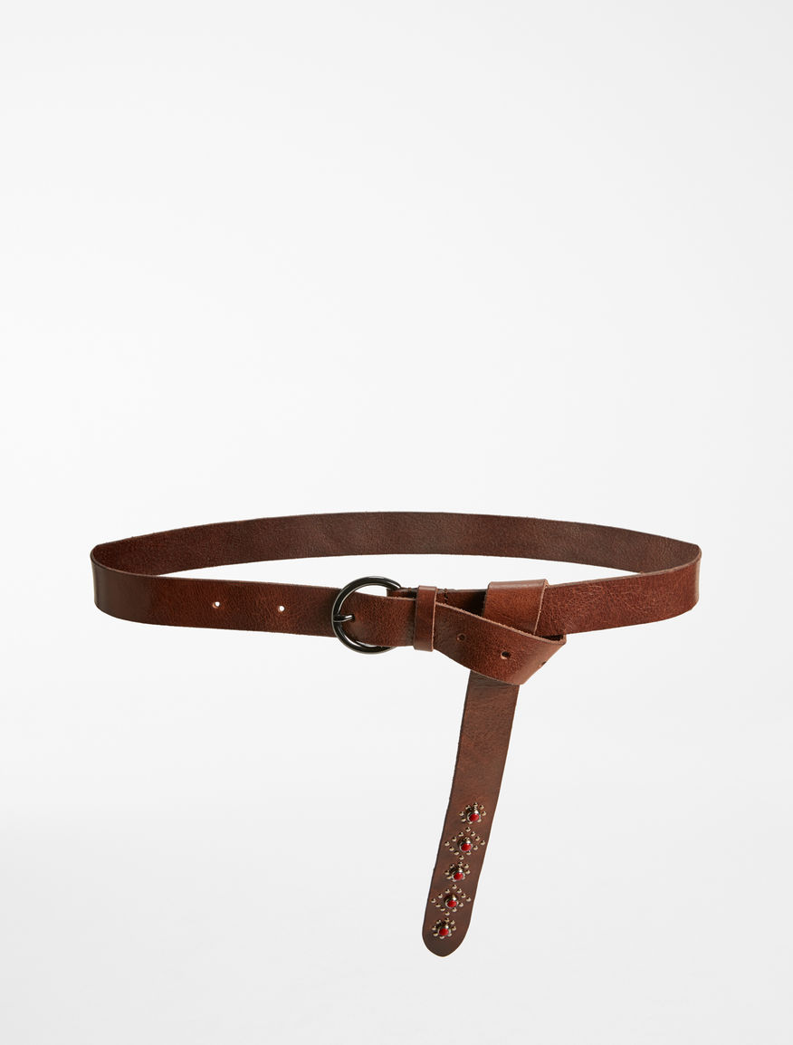 Leather belt with studs Weekend Maxmara Leather belt with studs Weekend Maxmara