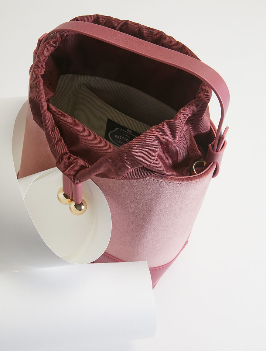 Velvet and leather shopper bag Weekend Maxmara Velvet and leather shopper bag Weekend Maxmara