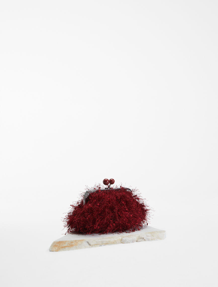 Mini Pasticcino Bag with feathers Weekend Maxmara Mini Pasticcino Bag with feathers Weekend Maxmara