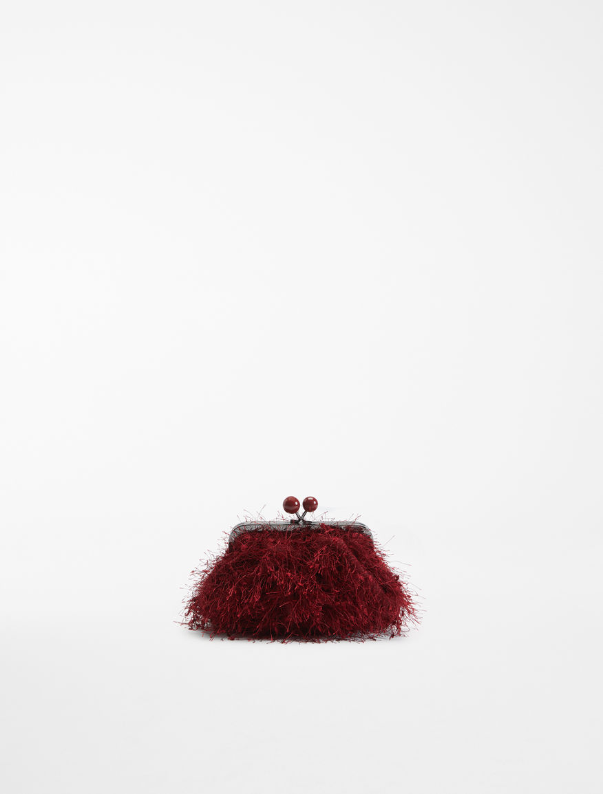 Mini Pasticcino Bag with feathers Weekend Maxmara Mini Pasticcino Bag with feathers Weekend Maxmara