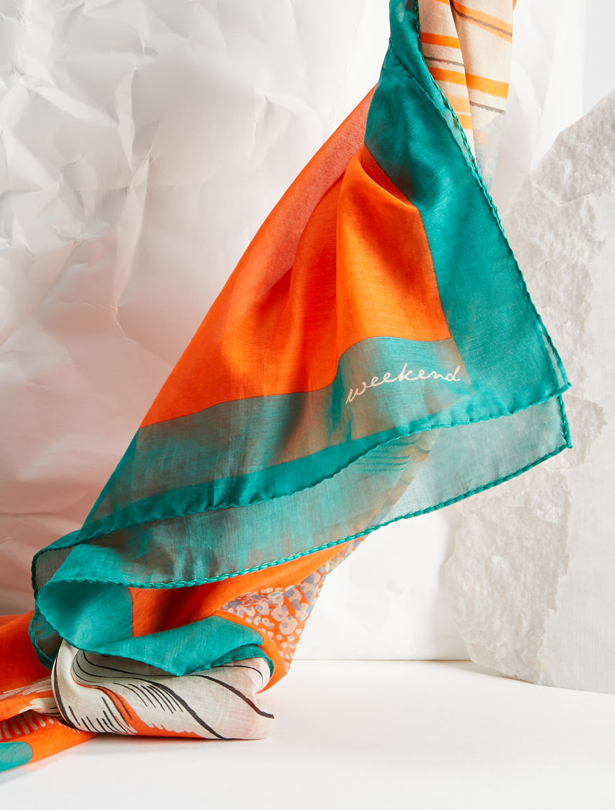 Silk and cotton shawl Weekend Maxmara Silk and cotton shawl Weekend Maxmara