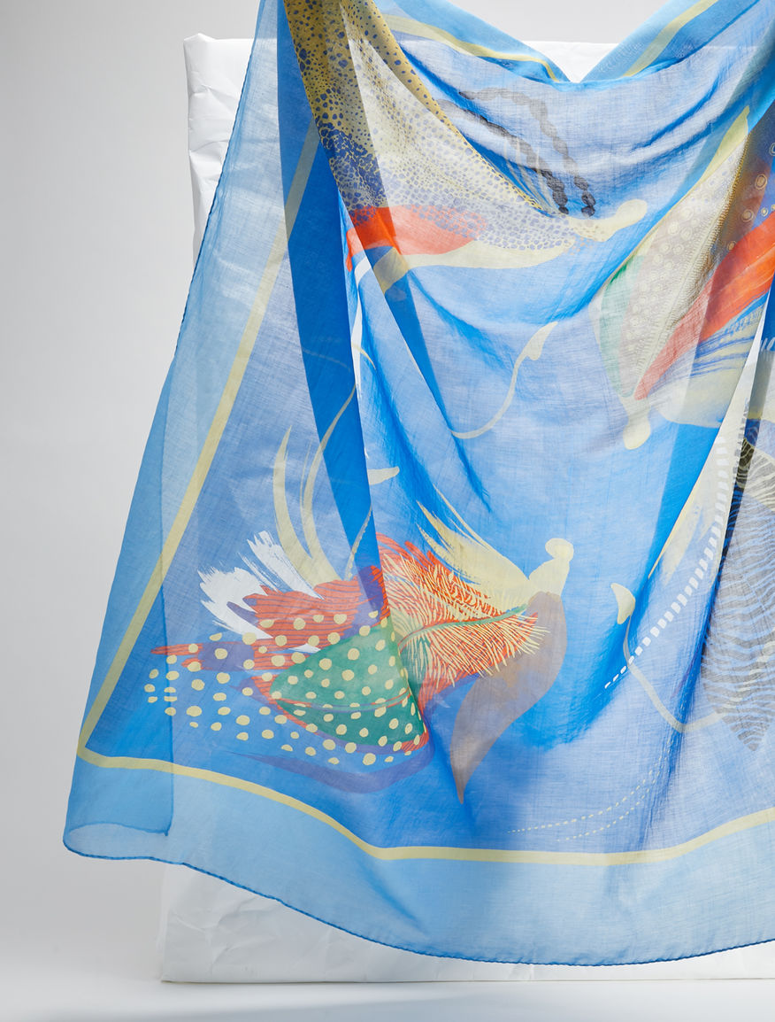 Silk and cotton shawl Weekend Maxmara Silk and cotton shawl Weekend Maxmara