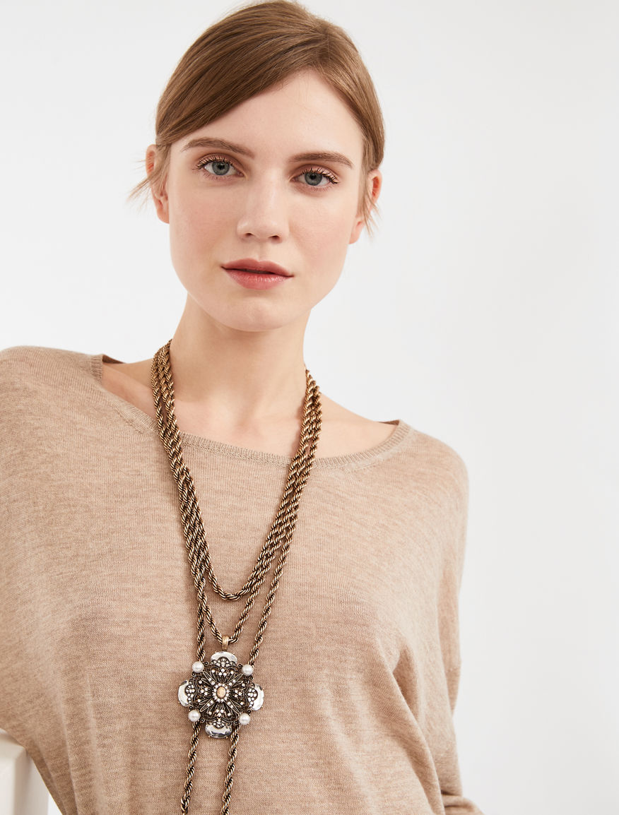 Jewelled chain necklace Weekend Maxmara Jewelled chain necklace Weekend Maxmara