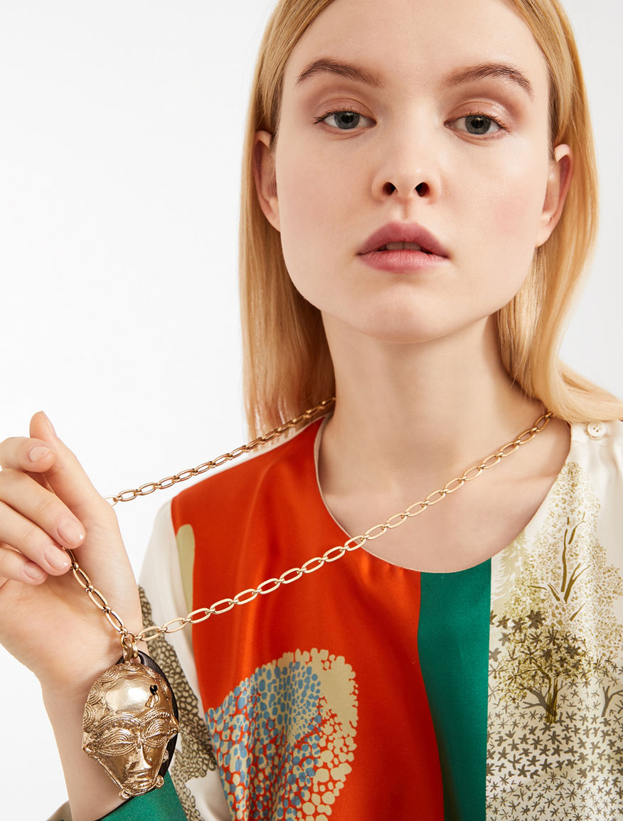 Chain necklace with charm Weekend Maxmara Chain necklace with charm Weekend Maxmara