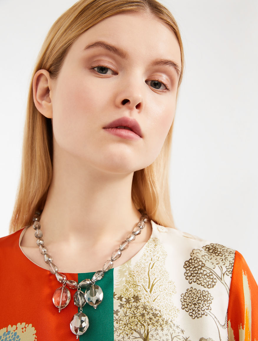 Necklace with glass drops Weekend Maxmara Necklace with glass drops Weekend Maxmara