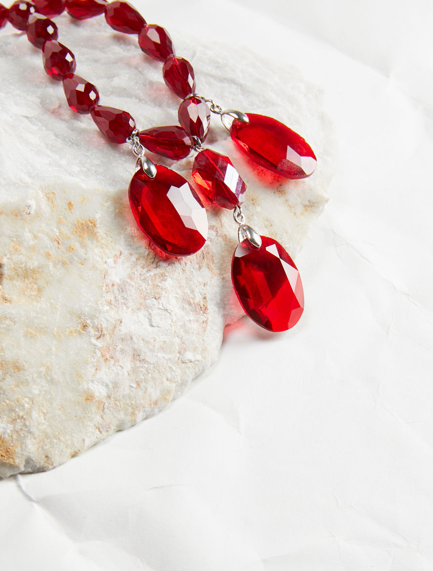 Necklace with glass drops Weekend Maxmara Necklace with glass drops Weekend Maxmara
