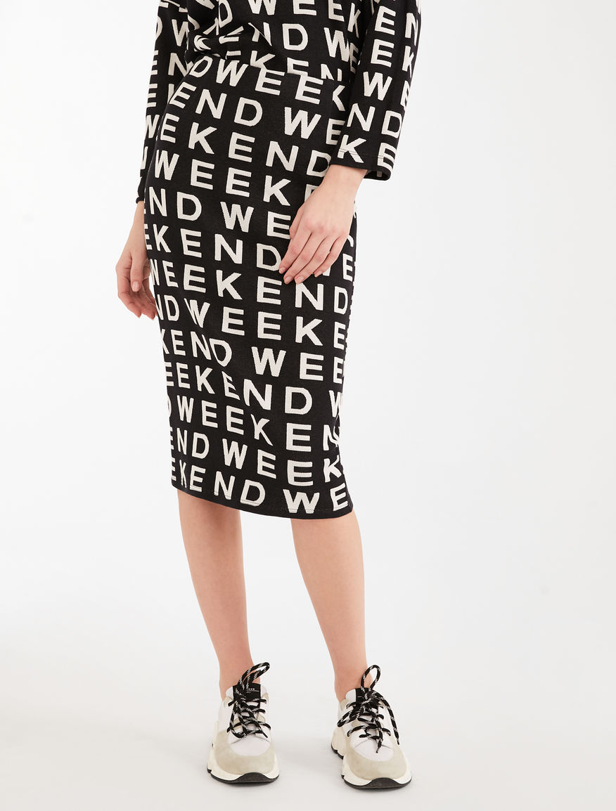 Jacquard jersey skirt Weekend Maxmara Jacquard jersey skirt Weekend Maxmara