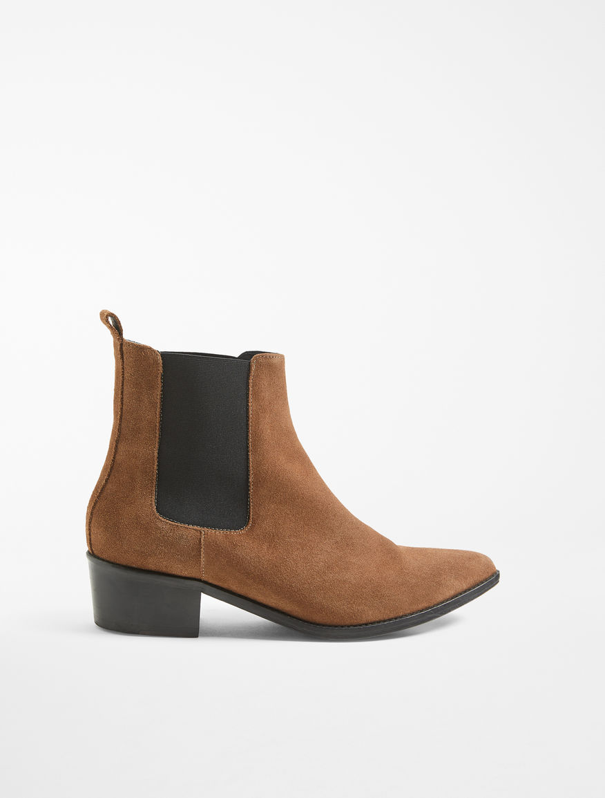 Tronchetto in pelle scamosciata Weekend Maxmara Tronchetto in pelle scamosciata Weekend Maxmara