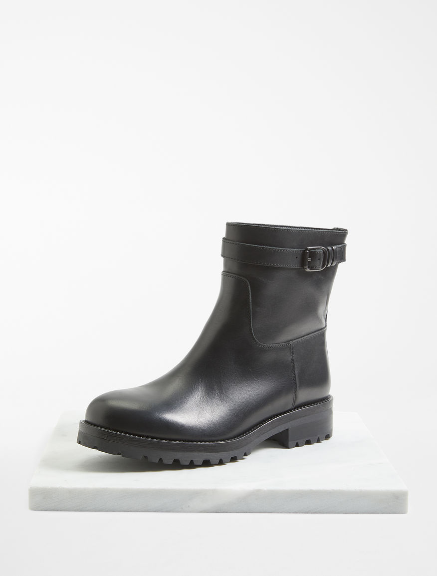 Biker boot in pelle Weekend Maxmara Biker boot in pelle Weekend Maxmara