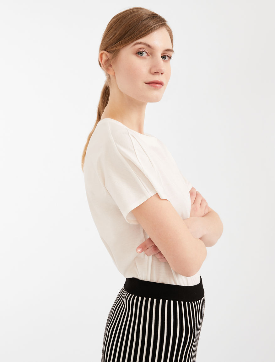 T-shirt in jersey di cotone Weekend Maxmara T-shirt in jersey di cotone Weekend Maxmara
