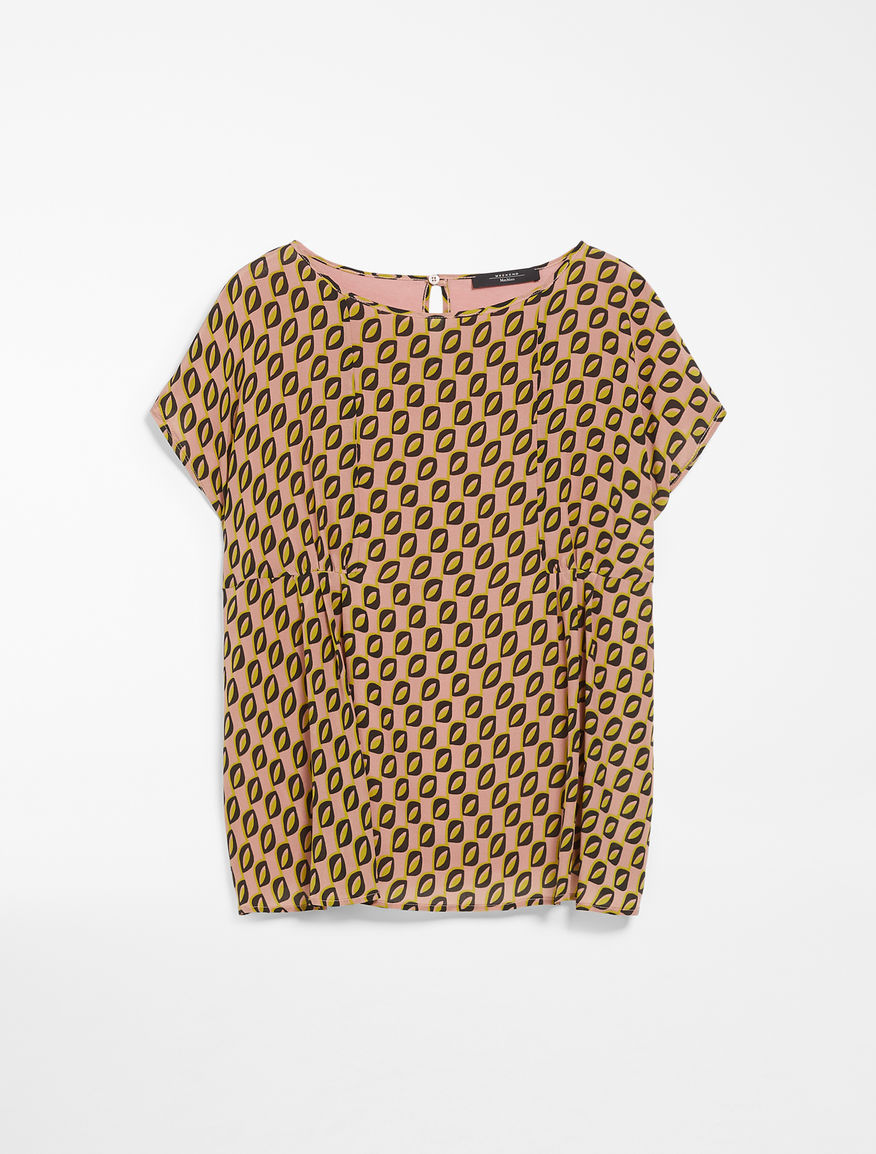 Silk crepe de chine T-shirt Weekend Maxmara Silk crepe de chine T-shirt Weekend Maxmara