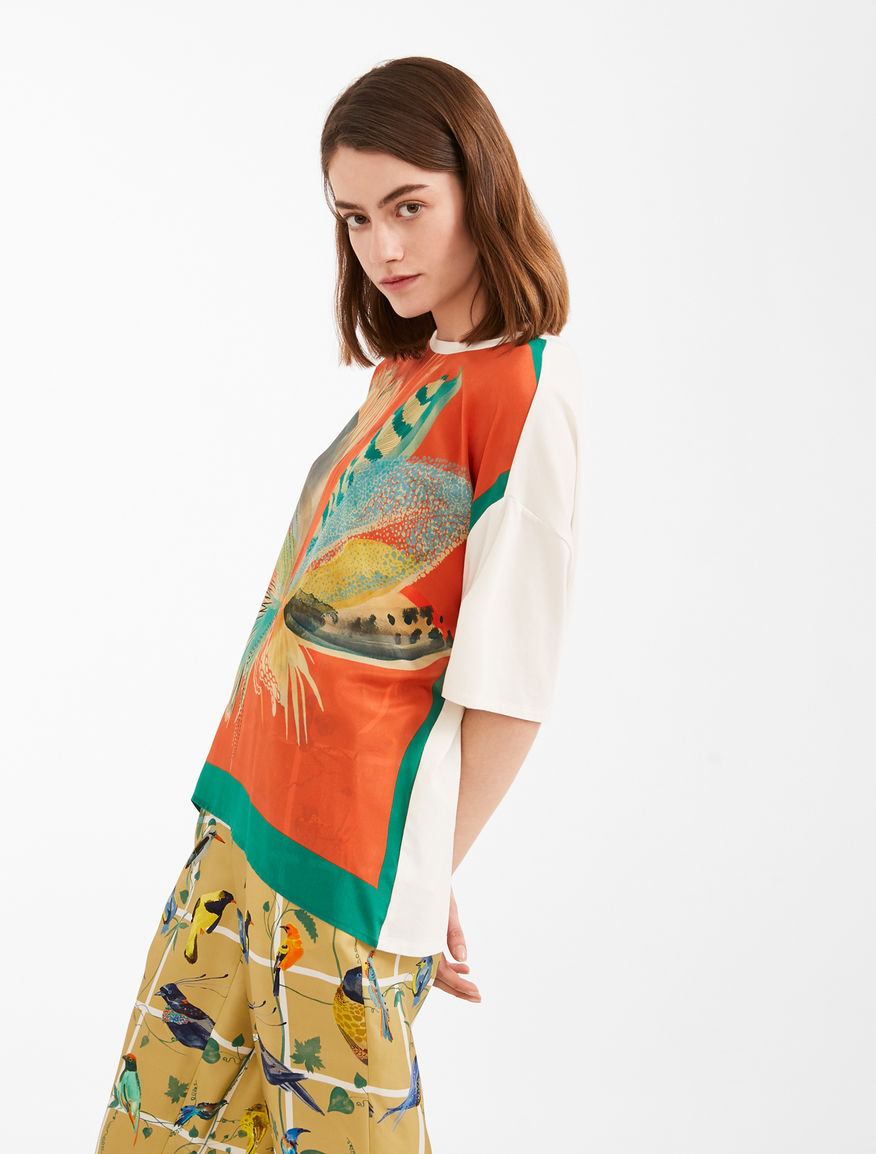 Silk crepe de chine T-shirt Weekend Maxmara Silk crepe de chine T-shirt Weekend Maxmara