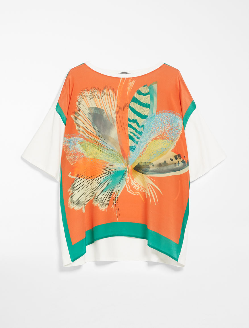 Silk crepe de chine T-shirt Weekend Maxmara Silk crepe de chine T-shirt Weekend Maxmara